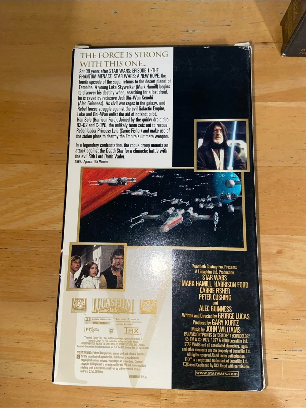 Star Wars Trilogy VHS Set - Picture 2 of 9